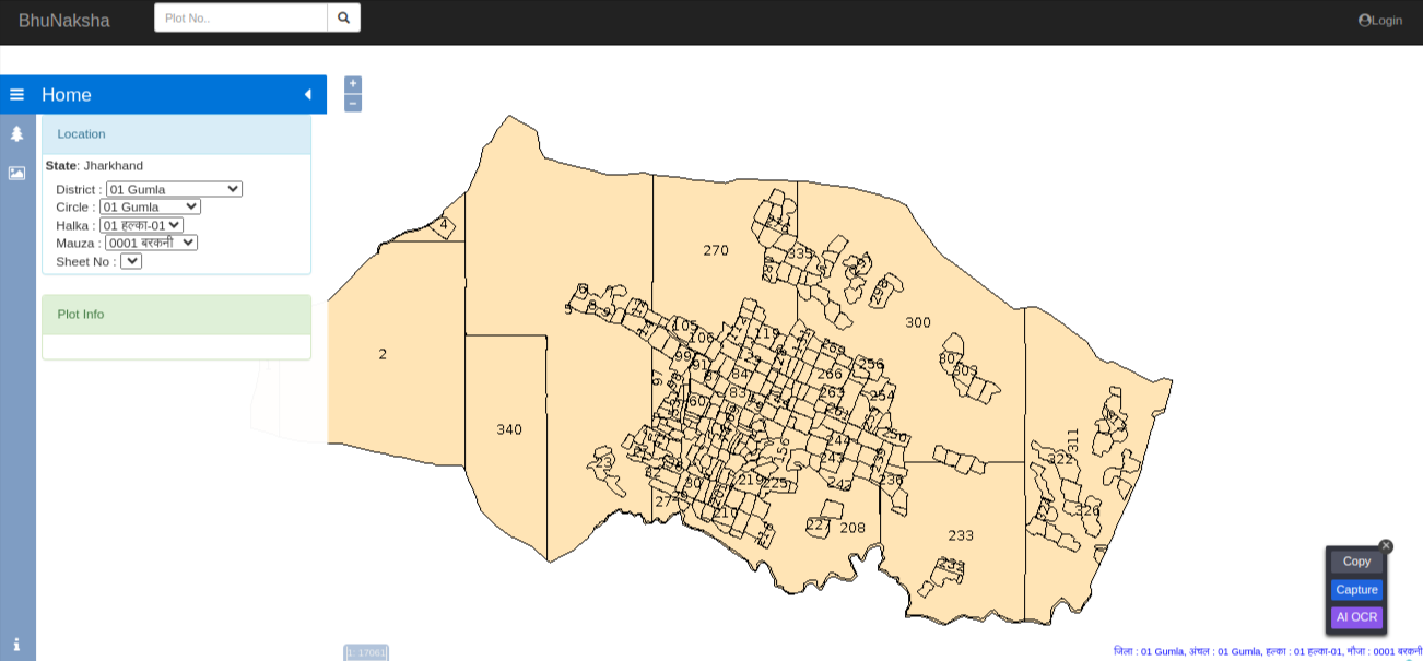 JharBhoomi BhuNaksha Map