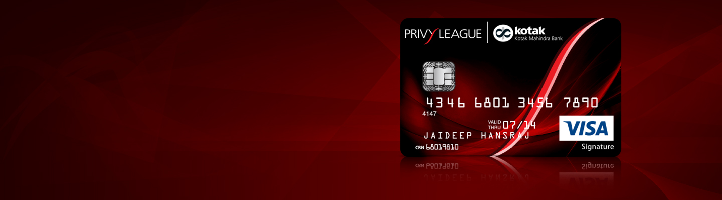 League Signature Credit Card from Kotak Bank League Signature Credit Card from Kotak Bank